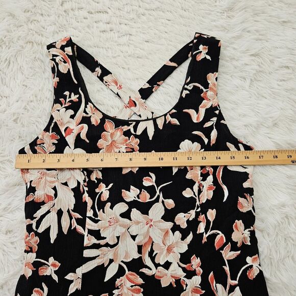 CDC VTG Sz S‎ 90's Pink Floral Crossback Romantic Layered Fairycore Mini Dress - Picture 9 of 11